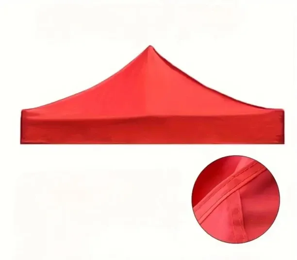 WGYI Replacement Gazebo Canopy 3x3m Red (2.9m x 2.9m) Canvas Tent