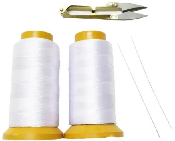 MiMi World  white, gold Thread