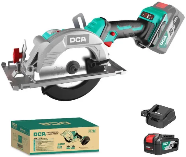 DCA ADMY125DM Cordless 125mm Circular Chop Saw