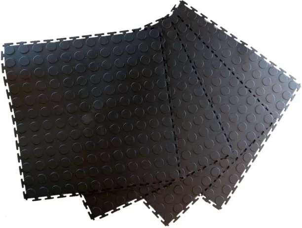 Cosave PVC Interlocking Tiles 1 Sqm - 4 Tiles Per Pack Glossy Modern