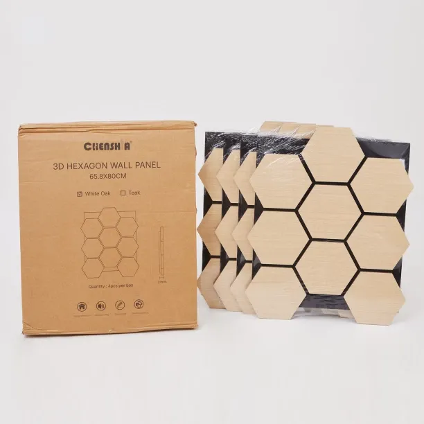 chenshia Geometric Wood Slat Acoustic Wall Panel Wood Geometric