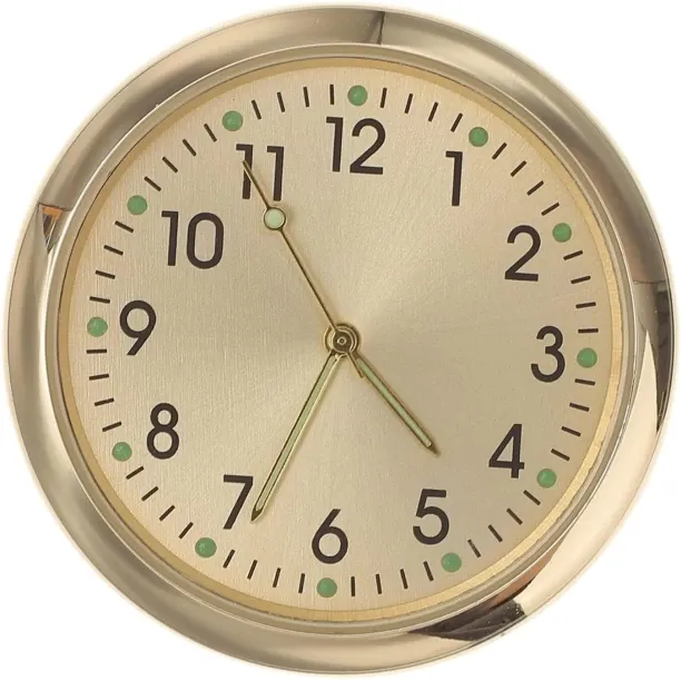 Jingchao Car Dashboard Mini Clock Automotive Stick Timepiece for Vehicle Interior Simple Installati…