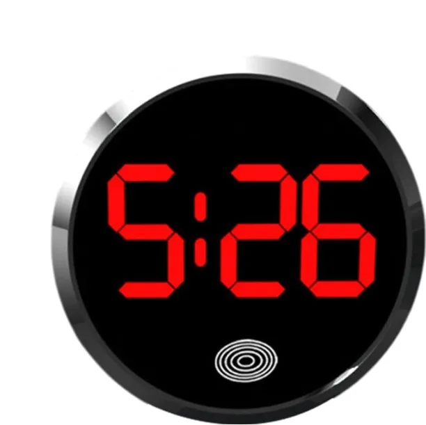 Pofufusm Car Clock, Round Digital LED Vent Clock, Automotive Interior Watch for Vehicle, Truck, RV,…