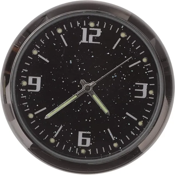 Pofufusm Dashboard Clock Luminous Analog Design for Auto Dash Portable Lightweight Stick Clock Suit…