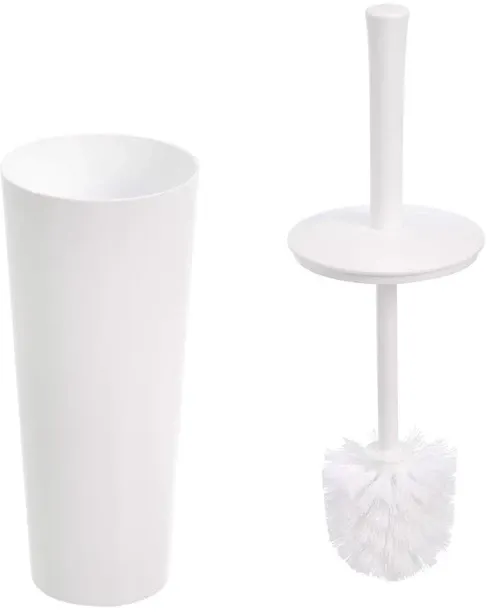 Charms Bathroom Basics Plastic Toilet Brush 1168302 Toilet Brush  with Holder