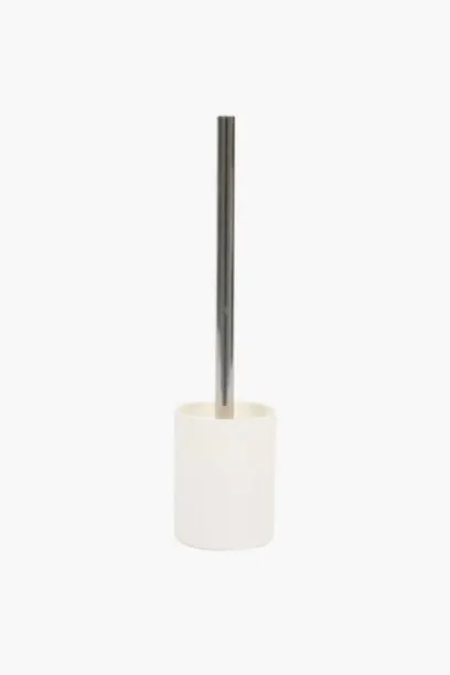 Aura Painted Plastic Toilet Brush with Chrome Handle Toilet Brush with Holder