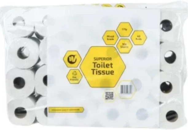 Superior Toilet Tissue 1 Ply Toilet Paper Roll