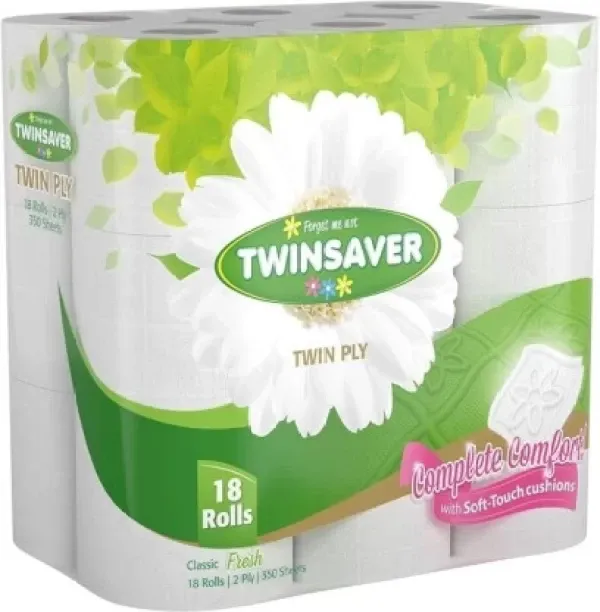 Twinsaver 2 Ply Toilet Paper Roll
