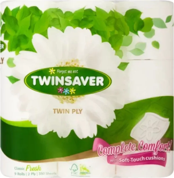 TWINSAVER 2 Ply Toilet Paper Roll