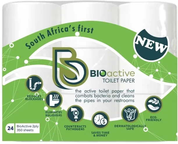 BioActive Toilet Paper 2 Ply Toilet Paper Roll