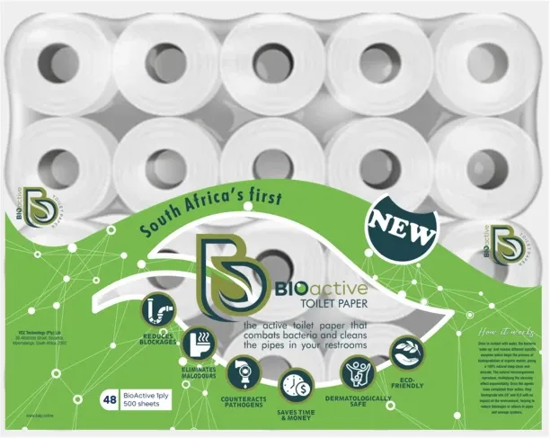 BioActive Toilet Paper 1 Ply Toilet Paper Roll