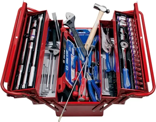 N/A 132 Pc Combination Tool Box Set Tool Box with Tray