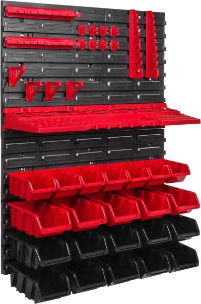 Fine Living DIY-It 2 Wall Plates & 47 accessories Tool Box with Tray