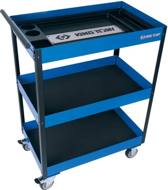N/A Tool Trolley 3 Levels Tool Box with Tray