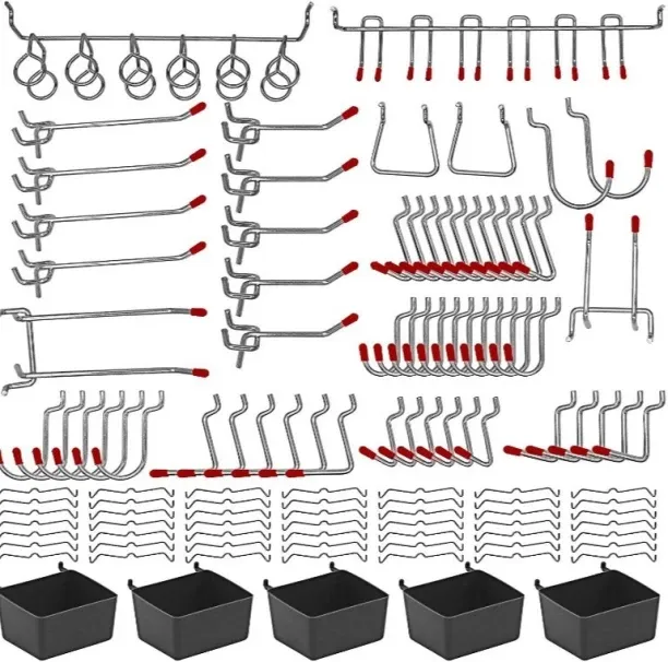 Bloo 114 pcs Pegboard Hook Tool Tray