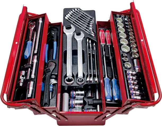 N/A Tool Box Diesel Mechanic 1/2 And 3/4 77Pc Tool Box with Tray
