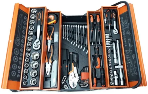 ShopMarket TLM-624-MN Tool Box with Removable & Fixed Trays