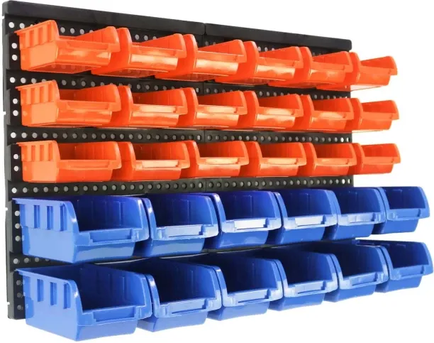 Fine Living DIY-It Storage Bins Horizontal - 30pc Tool Box with Removable & Fixed Trays