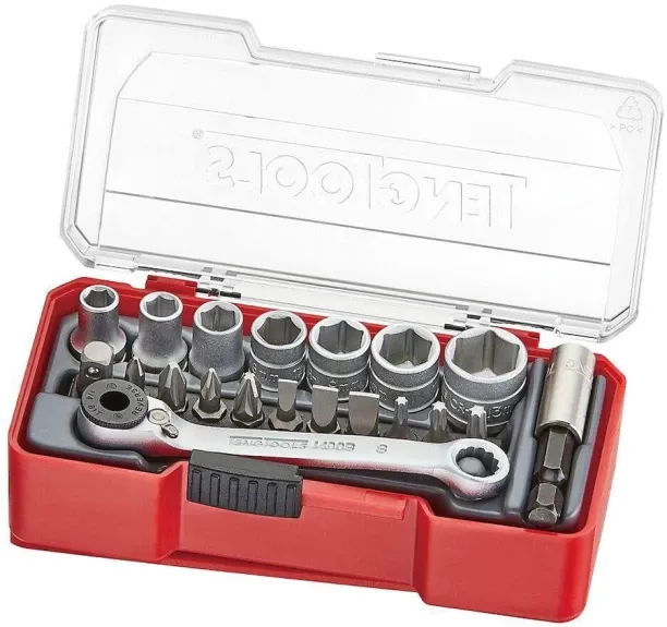 Teng Tools 20PC Socket Set in TJ case Camping & Hiking Hand Tools