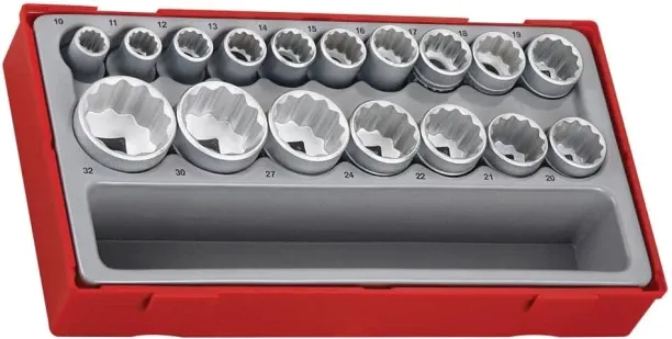 Teng Tools 1/2inch Drive Socket Tray (12 Point) Camping & Hiking Hand Tools