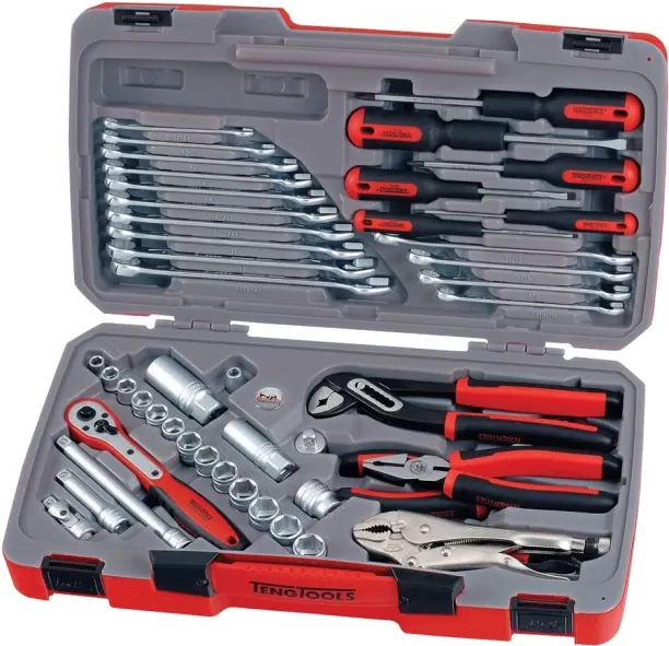 Teng Tools 48PC 3/8inch Drive Tool Set (Metric/AF) Camping & Hiking Hand Tools