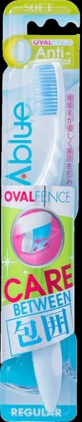 Dental Pro ABLUE Oval Fence Soft Toothbrush