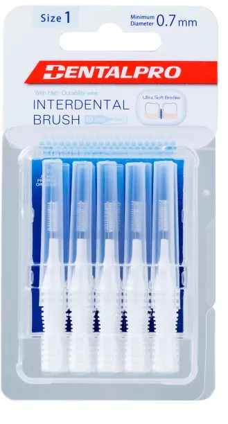 Dental Pro I-Shaped Interdental too brush-Size 1(0.7mm) Ultra Soft Toothbrush