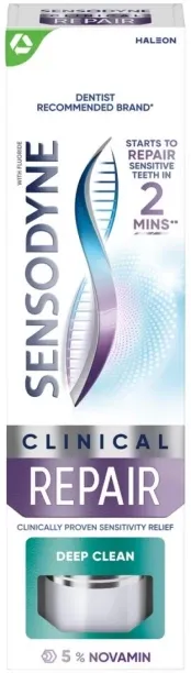 Sensodyne Deep Clean Clinical Repair Toothpaste