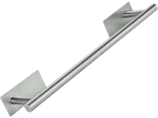 Premium E 40cm Adhesive Stainless Steel Bar Towel Holder