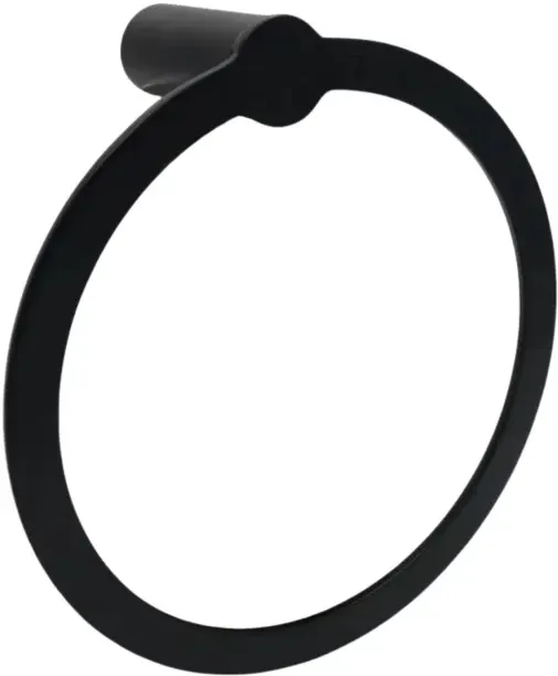 Accessories Black Towel Ring Aluminium Ring Towel Holder