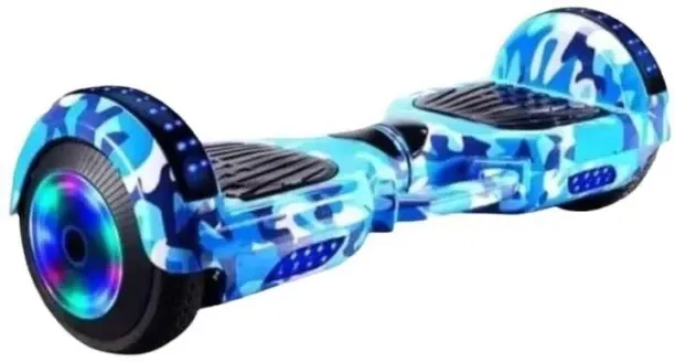 Generic 6.5 Inch Smart Auto Balance Hoverboard With Bluetooth Speaker - Army Blue Skates & Skateboa…