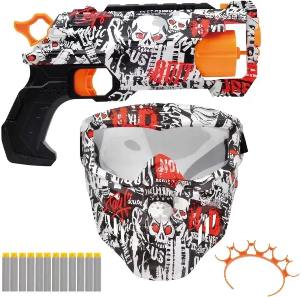 Generic Graffiti Foam Dart Blaster - Toy Gun Pretend Play - Toys for Boys Darts & Plastic Bullets