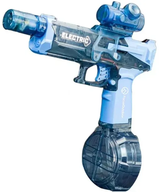 FocusOutdoor Electric Water Gun – Long-Range High-Pressure Blaster, Automatic Rapid-Fire Soaker Toy…
