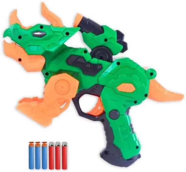 Generic Triceratops Deformation Foam Dart Blaster - Pretend Play - Toys for Boys - Toy Guns Darts &…