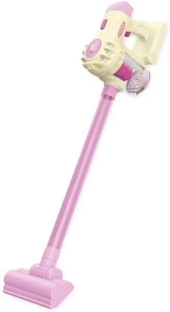 Generic Toy Vacuum Cleaner Playset - Kitchen Pretend Cleaning Toys for Toddlers - Pink Gun