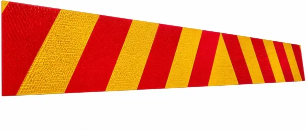 Chevron Beehive Reflective Metal Road Sign Board 1700mm Safety Marker Reflective Tape