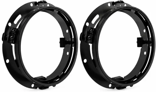 Generic 7-inch LED Headlight Mounting Brackets Suitable For Jeep, 2 Pieces 2D Shackle