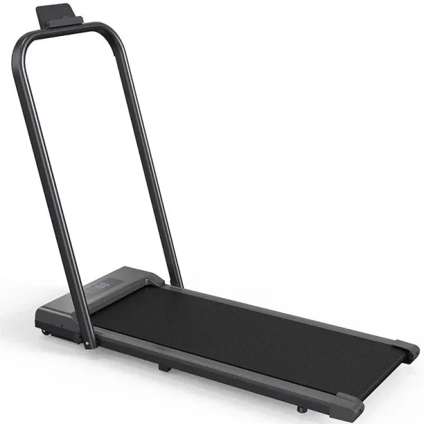 GL Portable Walking Treadmill with Handle, Remote Control & App Dual Mode – Black Motorized Treadmi…