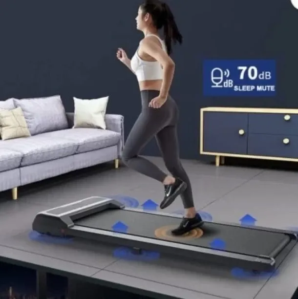 Classic 2 in 1 Folding Treadmill, Foldable Walking Jogging Machine Installation-Free Electric Tread…