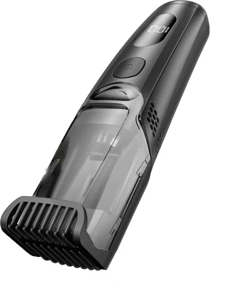 SHIJIN Vacuum Beard Trimmer for Men, Rechargeable Electric Mens Beard Trimmer with Adjustable Lengt…