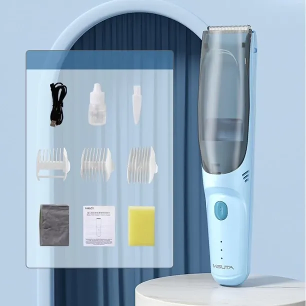 Bloo Vacuum baby hair clippers, children's and men's hair clippers Trimmer