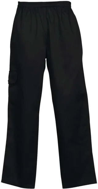 BAKERS & CHEFS 000000000341158001_EA Boys & Girls Cotton Blend Black Trousers