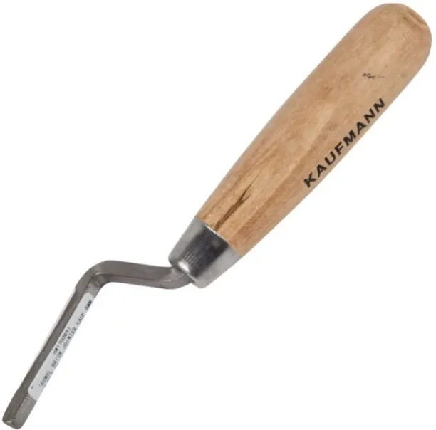 Kaufmann Trowel Brick Jointer 8.0mm (Short Round) - 2 Pack Stainless Steel Trowel