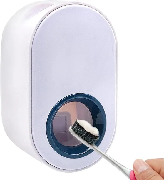 Hi Pansy Toothpaste Dispenser Wall Mounted, Automatic Toothpaste Squeezer, Bathroom Accessories for…