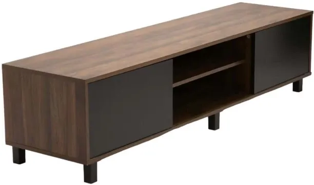 Benise TV Units Ally 2-Door Solid Wood TV Entertainment Unit