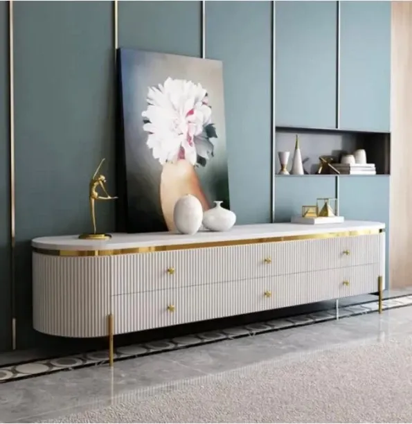 Lenas TV9674 Solid Wood TV Entertainment Unit