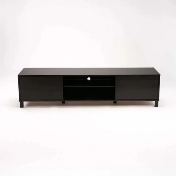WOODLY ALLY 2 DOOR TV UNIT Solid Wood TV Entertainment Unit