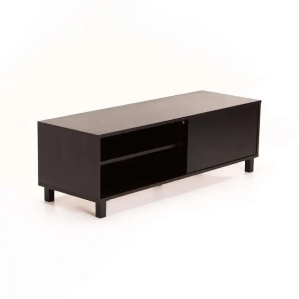 Radicchio 1 Door TV Unit - Wenge 1236900148521 Engineered Wood TV Entertainment Unit