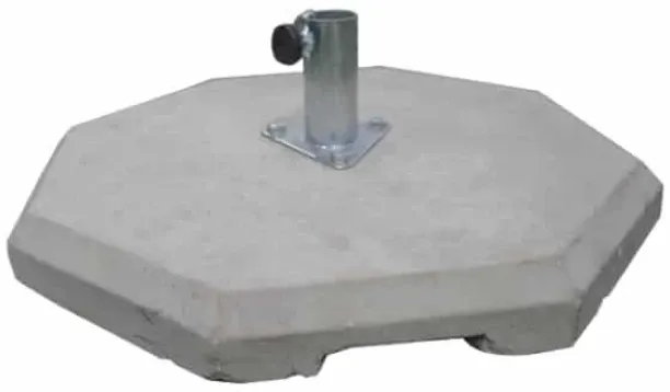 Generic 35 kg Capacity Concrete, Steel UMB-16172 Umbrella Base Hexagonal