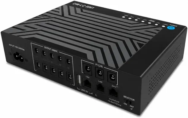 Generic DW LC0061 Mini UPS 17600mAh Backup Power Supply for Routers and ONTs Tower Model UPS